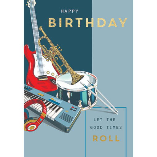 Picture of HAPPY BIRTHDAY MUSIC INSTRUMENTS CARD